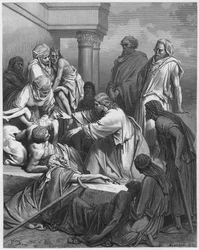 Jésus guérissant les malades